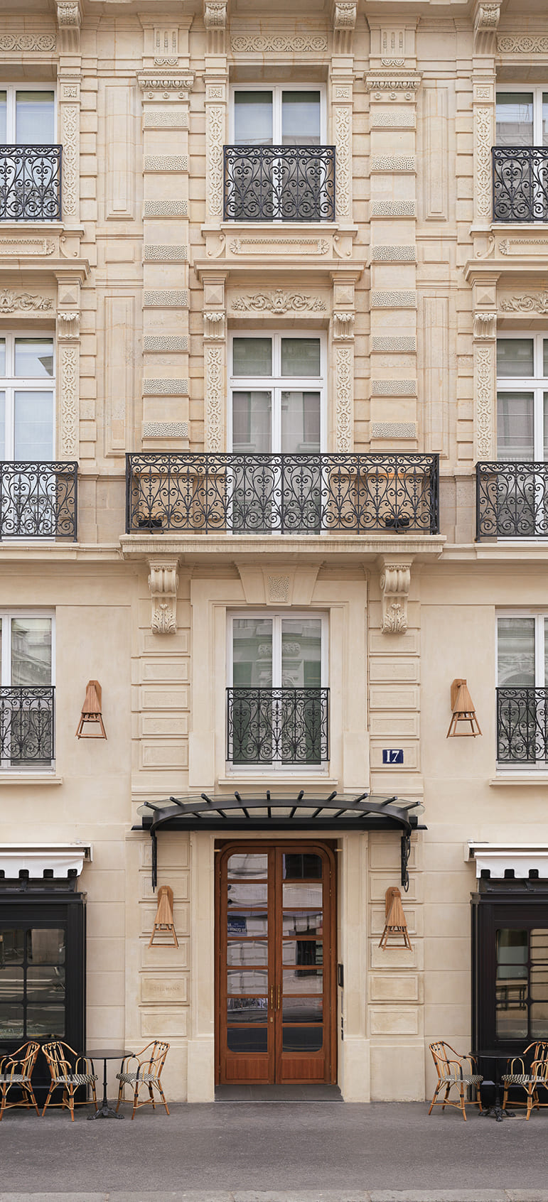 Détail d'architecture de l'Hôtel Hana